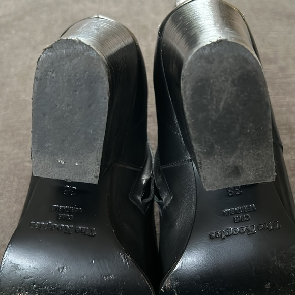 The Kooples - Leather Mid Calf Lace Up Boot Size 38 - Picture 8 of 10